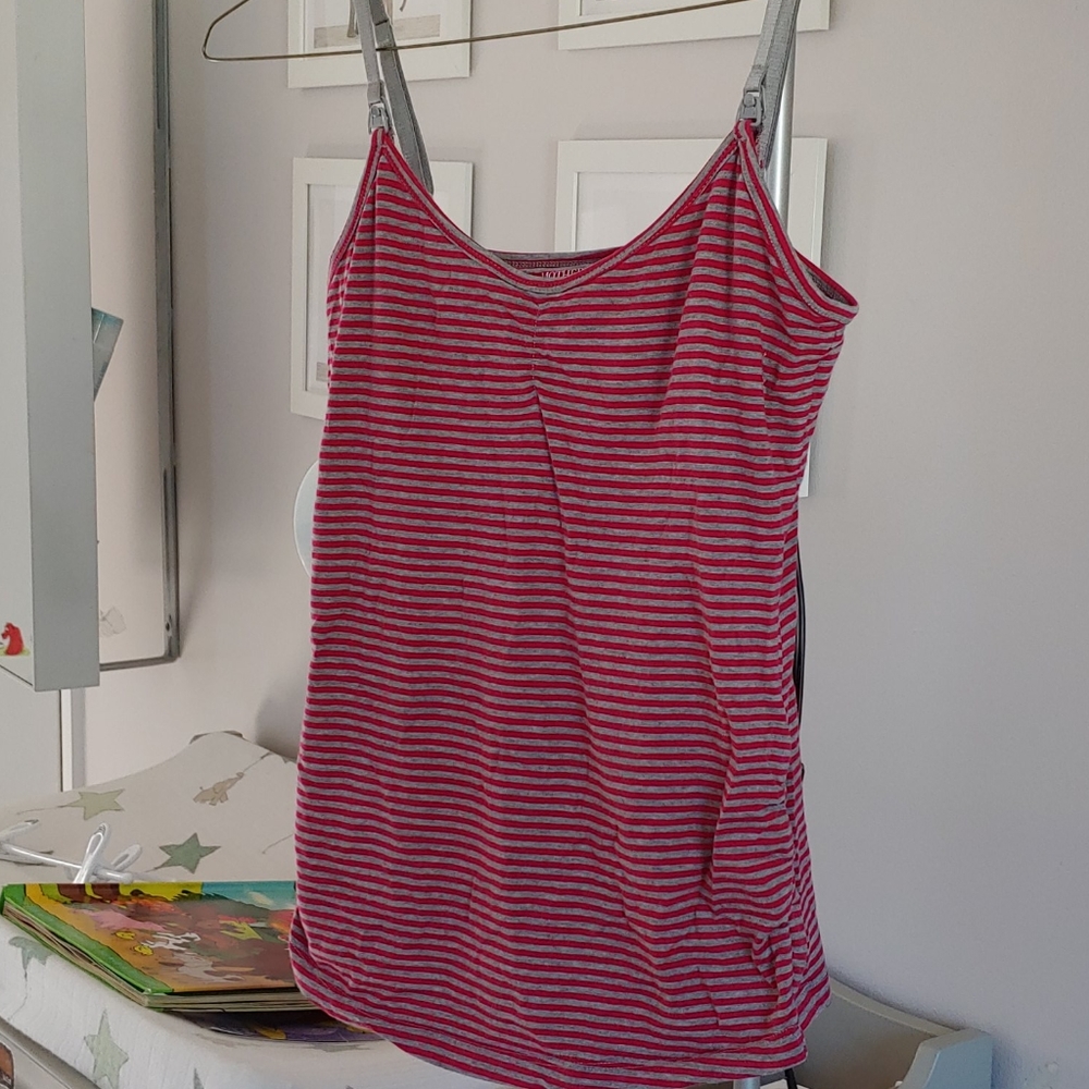 Motherhood Maternity Pink Nursing Camisole